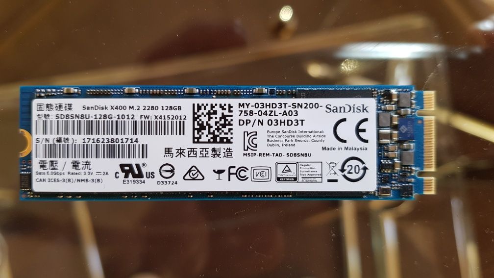 SSD M.2 SanDisk X400 128GB SATA