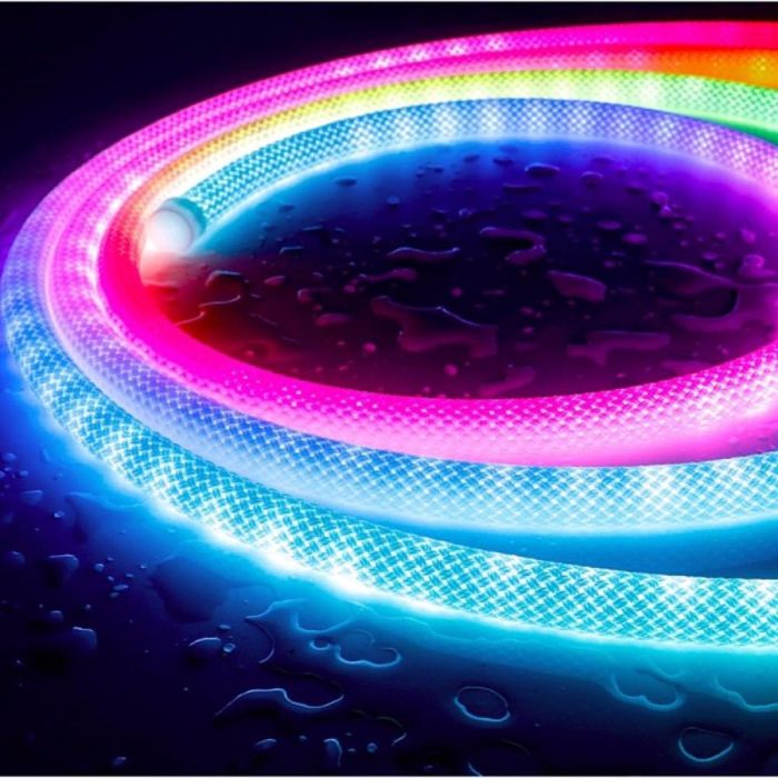 Комплект USB RGB LED Неонова Лента 5м, Bluetooth с дистанцион