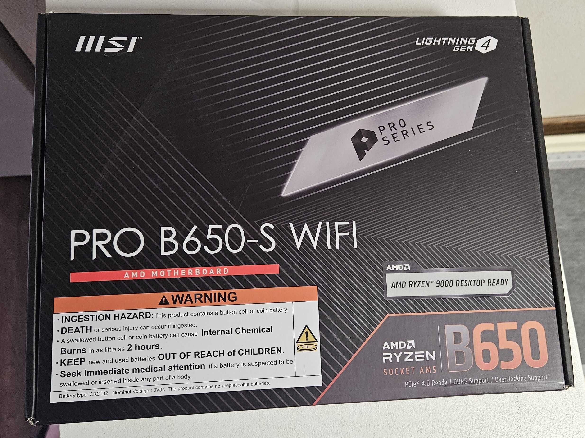 Дънна платка (motherboard) MSI PRO B650-S WIFI