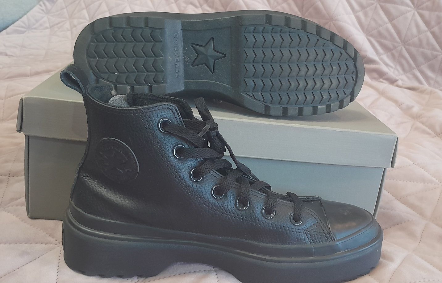 Tenişi de piele Converse Chuck Taylor All Star Lugged Lift