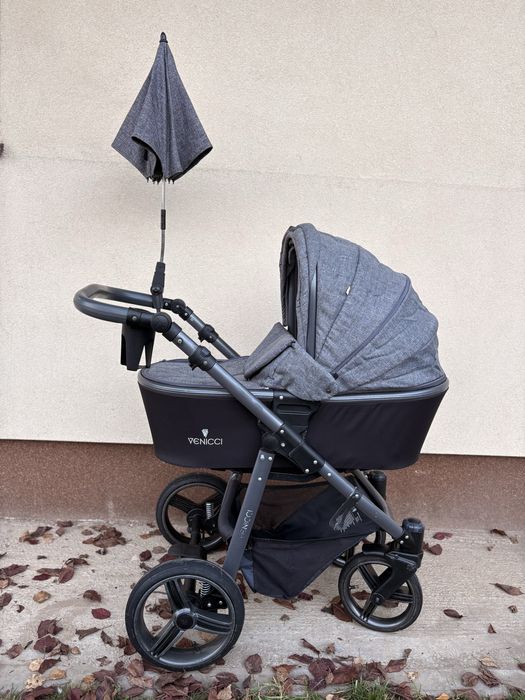 Carucior 3 in 1 venucci cu sistem isofix landou scoica si modul sport