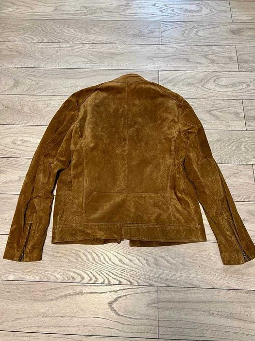 Jacheta de piele intoarsa Mango Man, marimea XXL