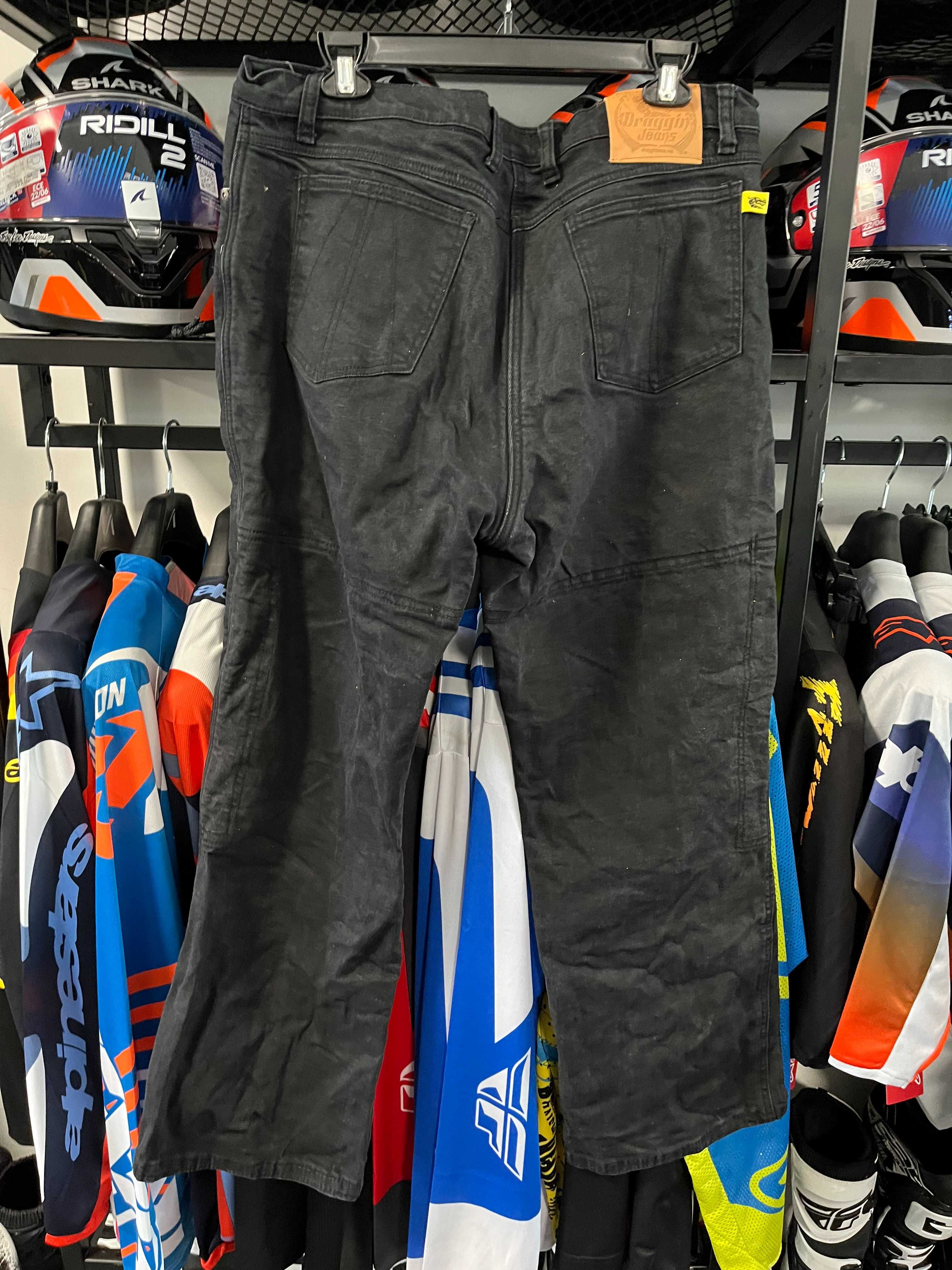 Мото дънки DRAG IN Jeans ,протектори и KEVLAR , разм.XL-36 ,като нови,