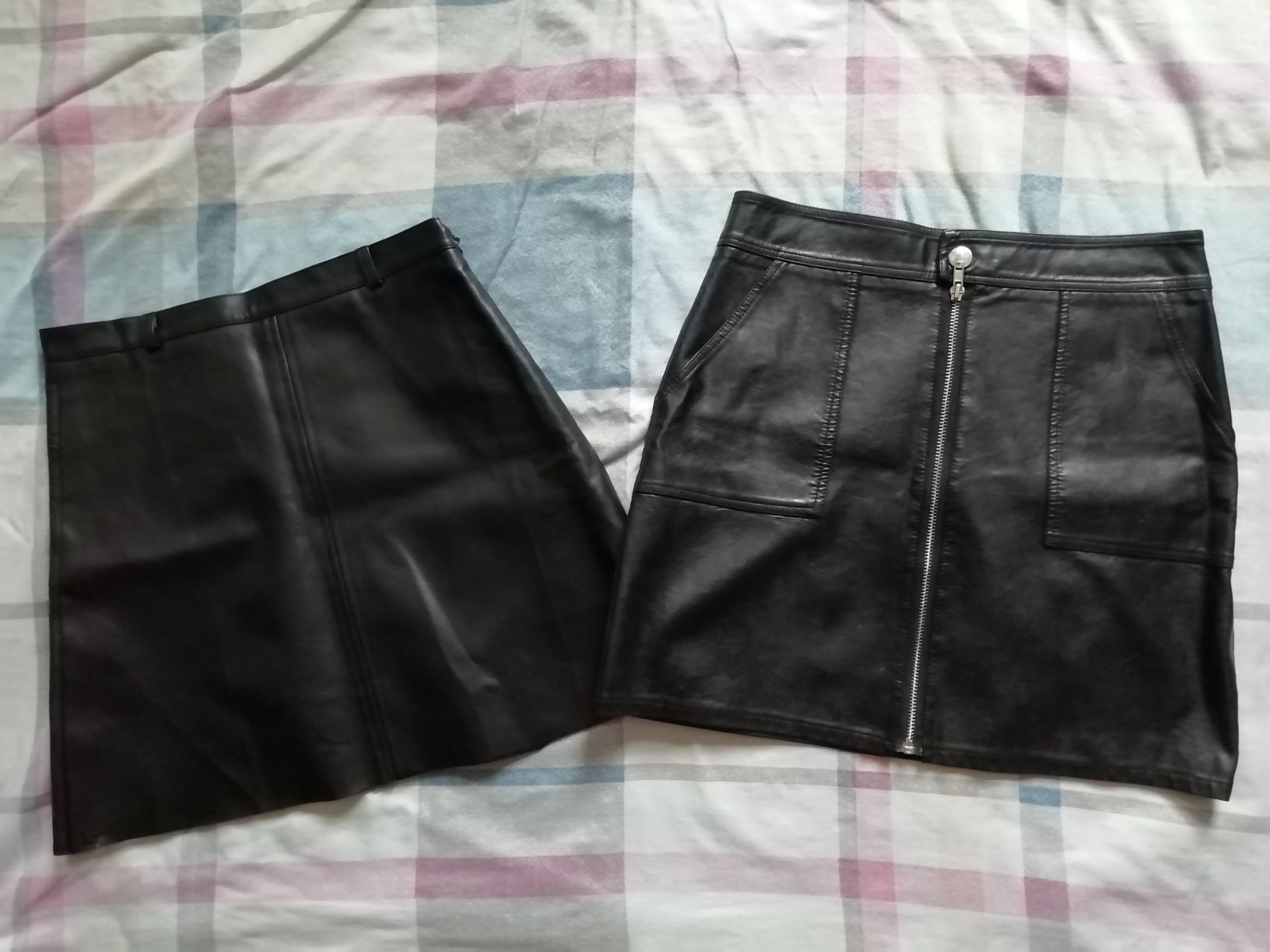 Продам 2 кожаные юбки