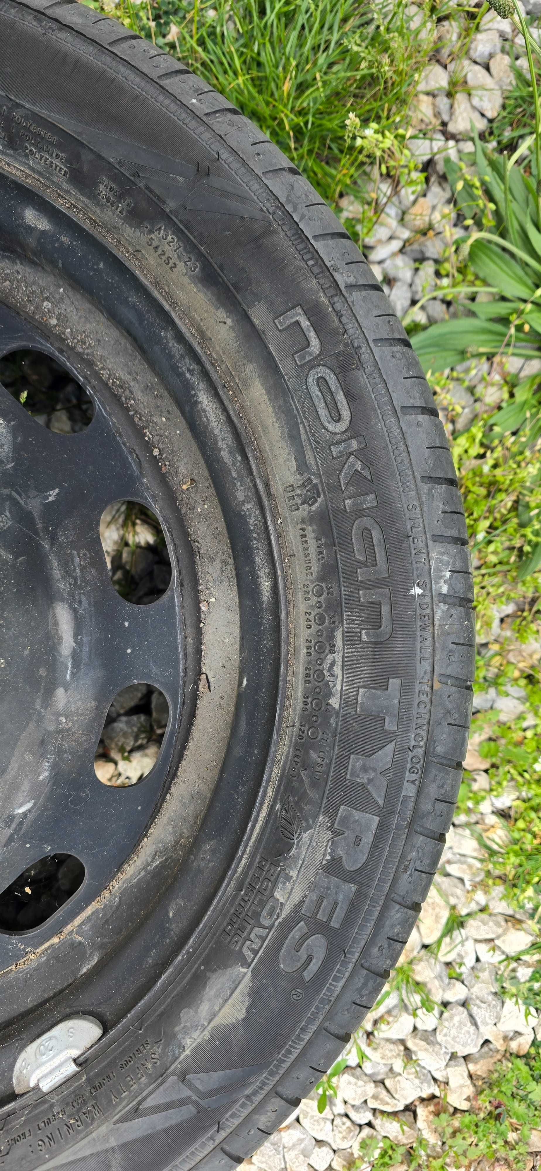 4 железни джанти с гуми, DOT 4221, 195/50 R15