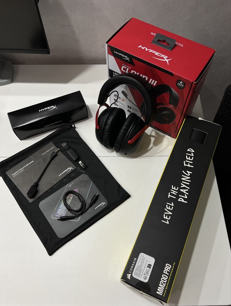 Hyperx cloud 3 Wireless коврик mm200 pro