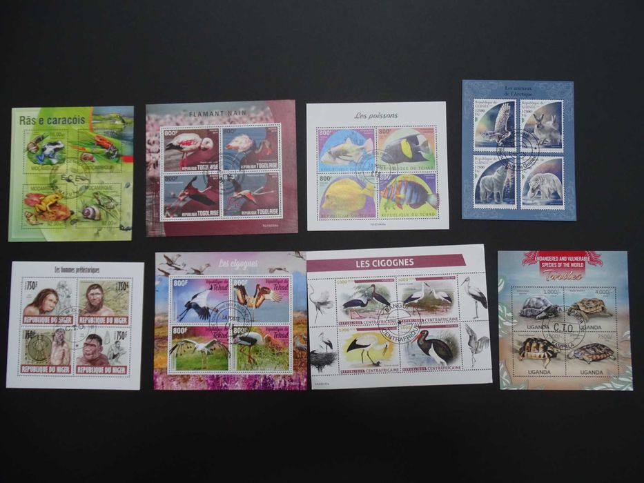 50 colite stampilate , timbre tematice Fauna/Animale (Lot 3104)