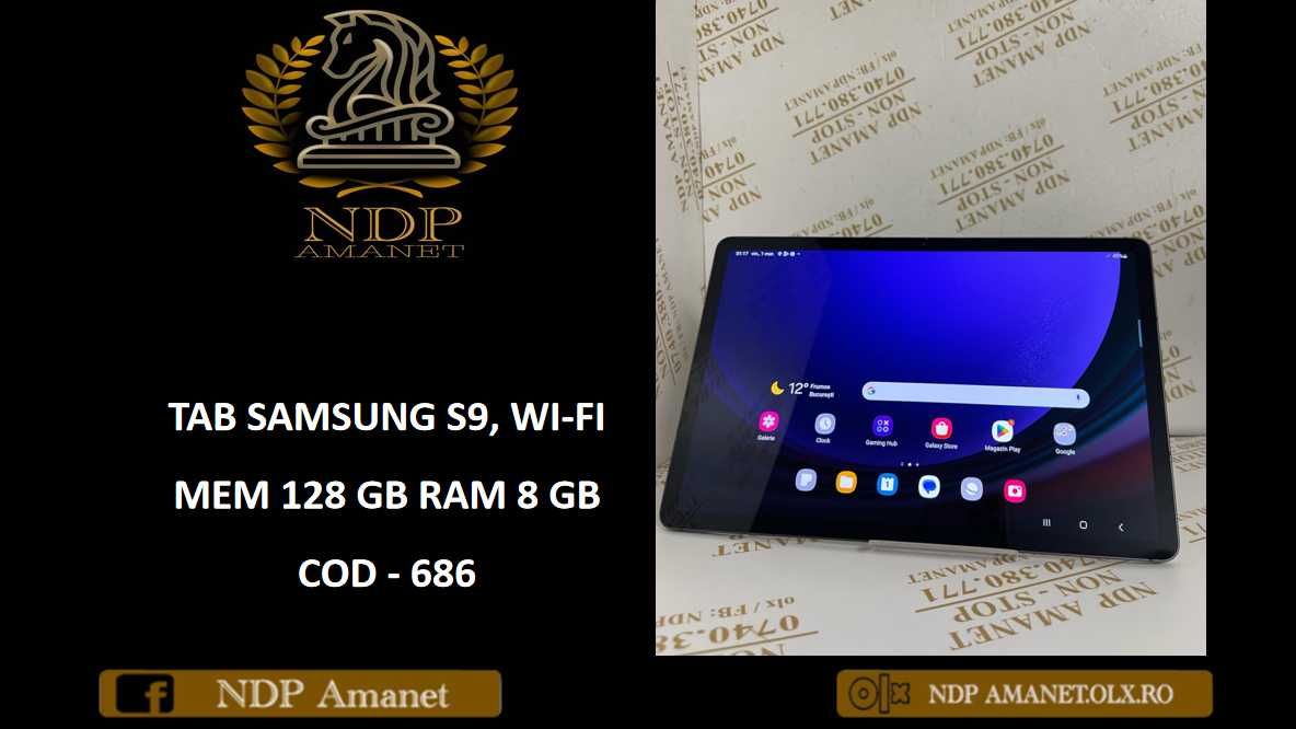 NDP Amanet NON-STOP Bld.Iuliu Maniu 69 SAMSUNG TAB S9, 128GB(686)