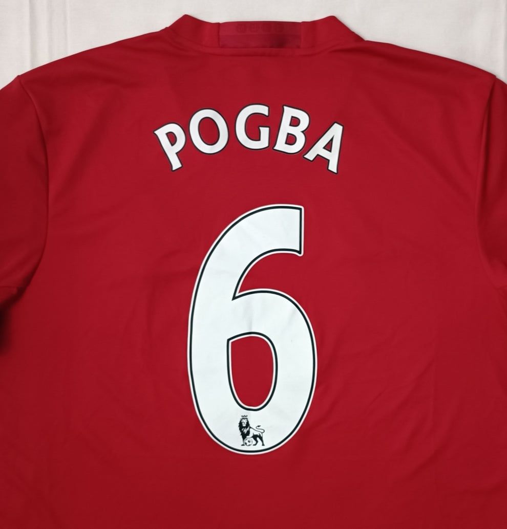 Adidas Manchester United #6 Pogba Home Jersey тениска XL Адидас