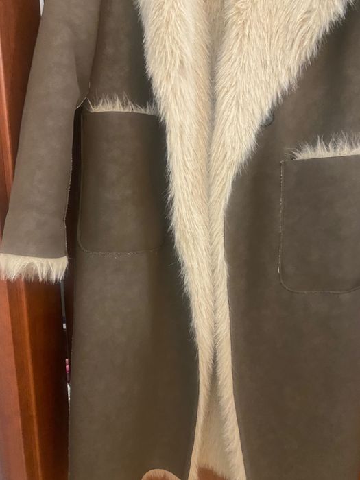 Cojoc cu doua fete Zara, stare noua, foarte gros