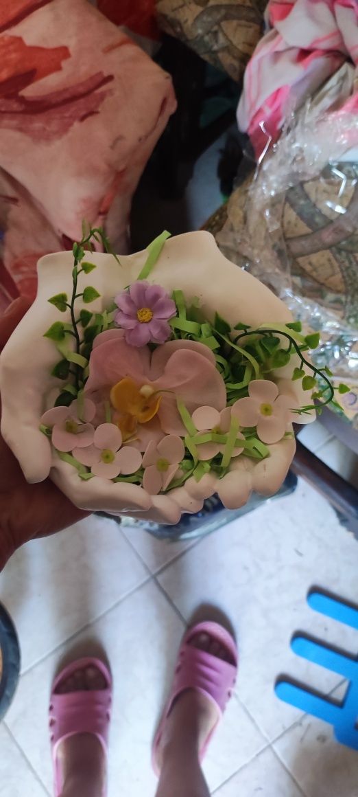 Букет със сапунени цветя