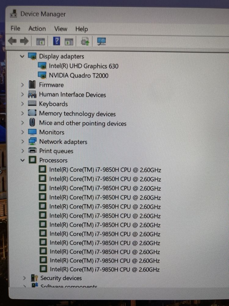 Dell Precision 5540 15.6" / 512GB SSD / i7 / 32GB RAM / NVIDIA T2000