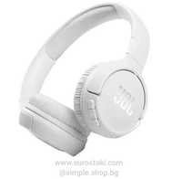 Безжични слушалки JBL Tune 510BT, цвят: бяло