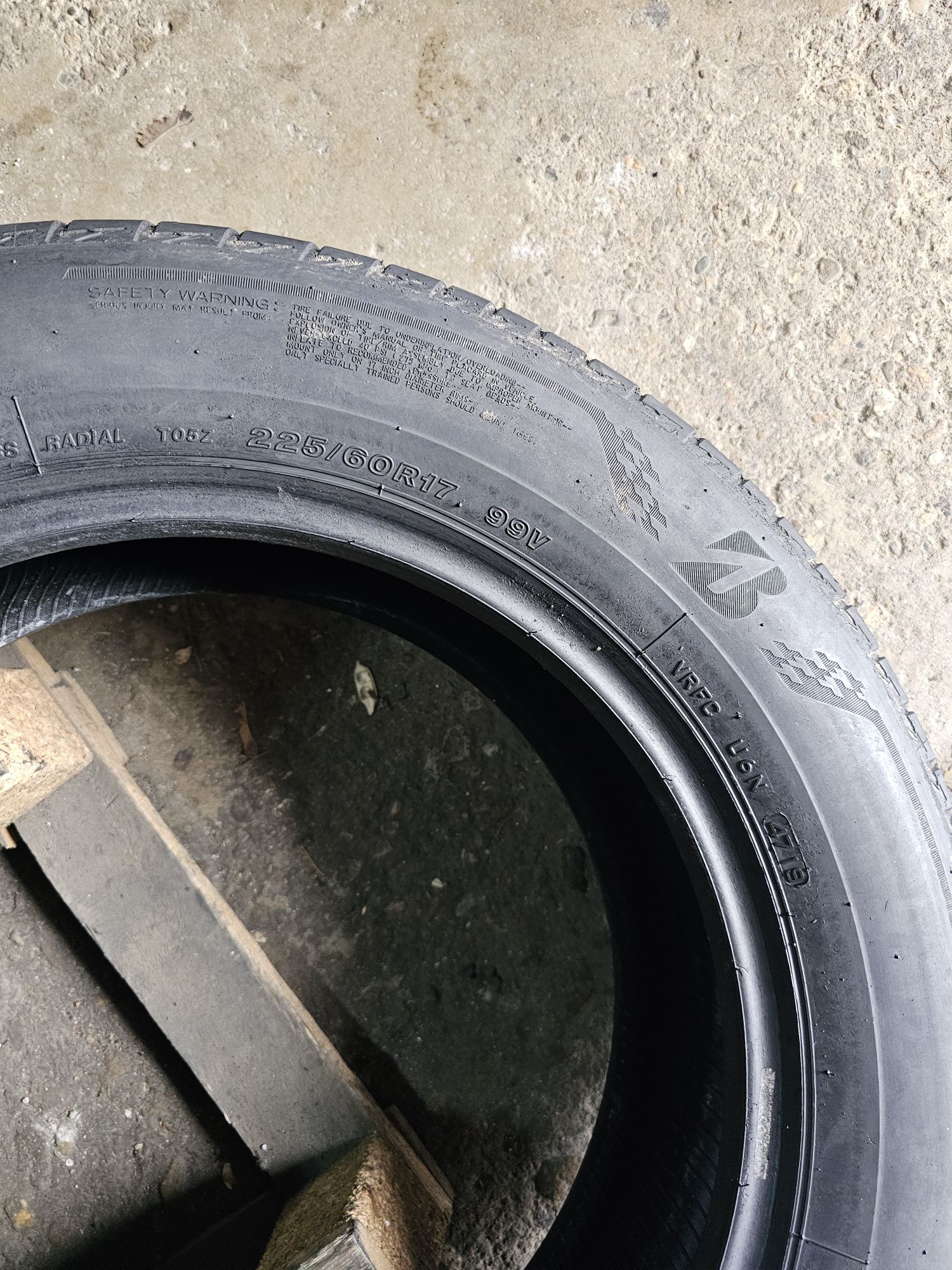 4 anvelope vara 225 60 17 Bridgestone 2019