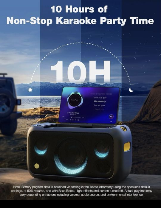 Boxa party Premium pentru karaoke