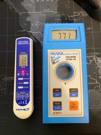 Vand Hanna Instruments Chlorine Ultra HR si termomentru VWR industrial