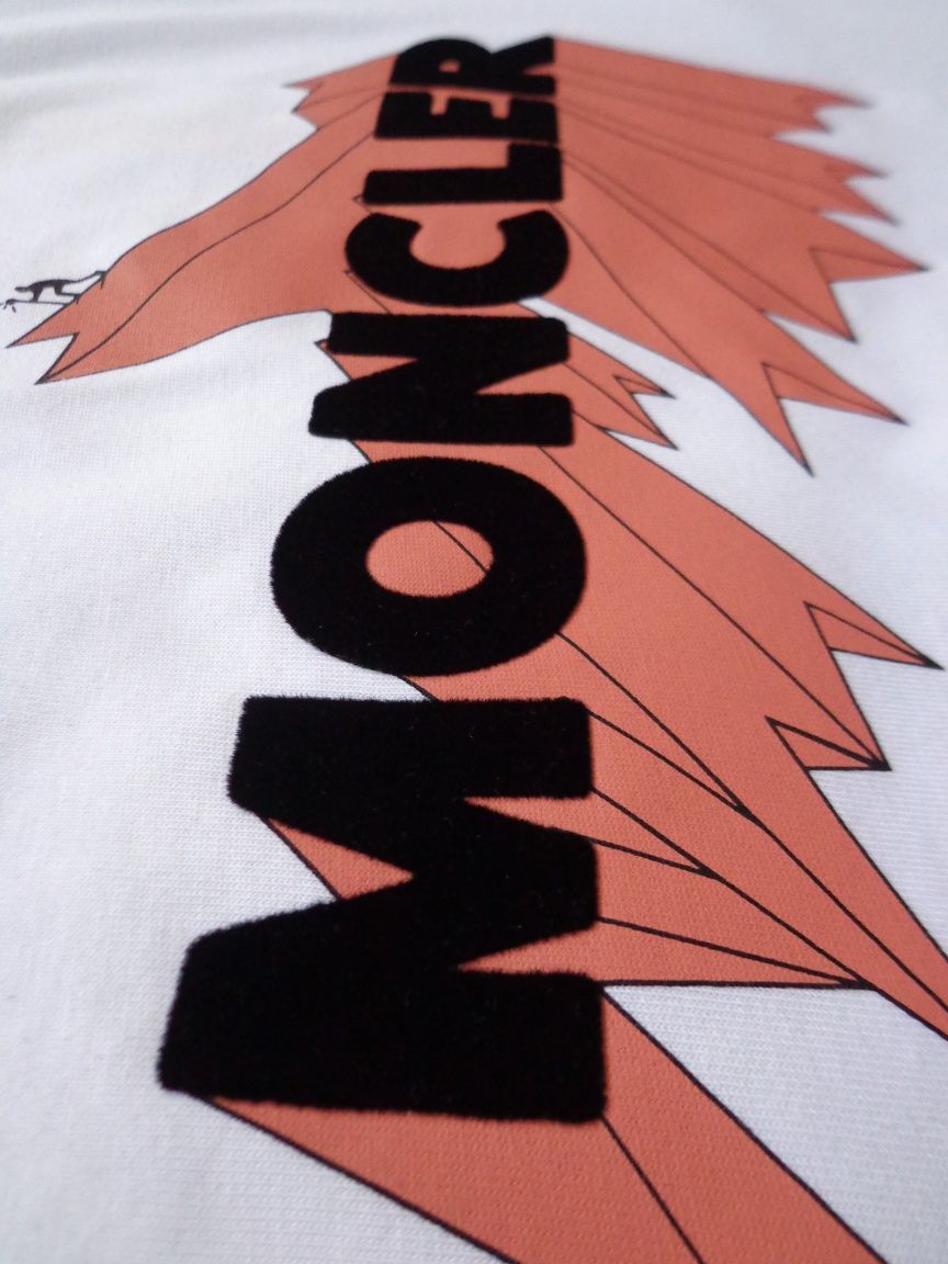 Мъжка тениска с къс ръкав Moncler logo print T-shirt