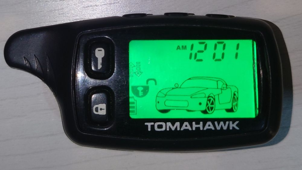 Брелок пульт от сигнализации TOMAHAWK TW-9010