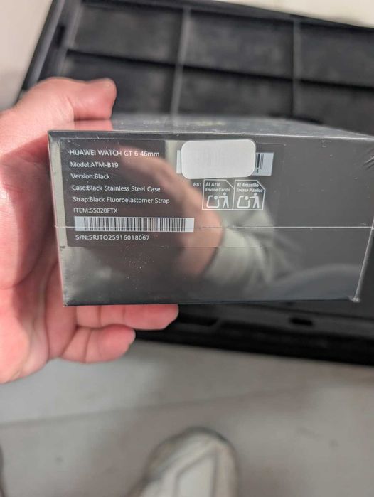 Smartwatch Huawei Watch GT 6, 46MM, Black Stainless Steel Case