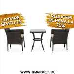 Set mobilier exterior gradina/terasa 2 fotolii și masa LIVRARE GRATIS