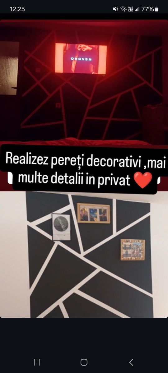 Pereti decorativ la comanda