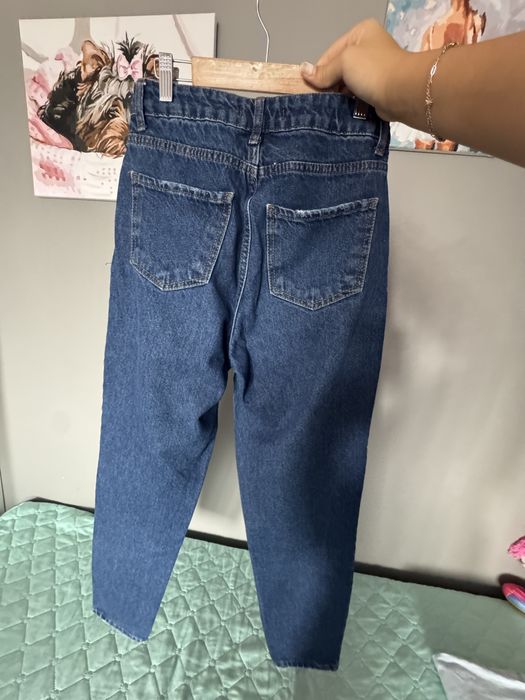 Дамски дънки светло и тъмно сини