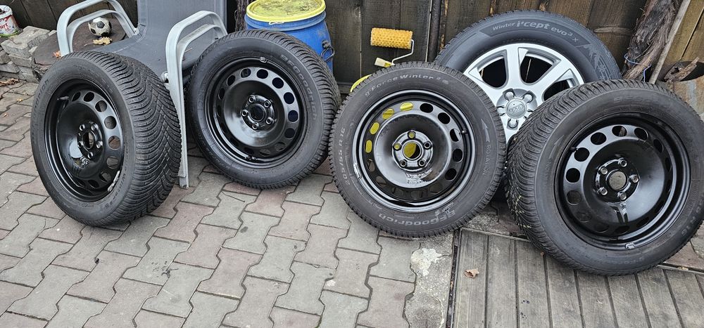 Jante vw 205.55.16 tabla dot 2023 iarna,7mm,ET50