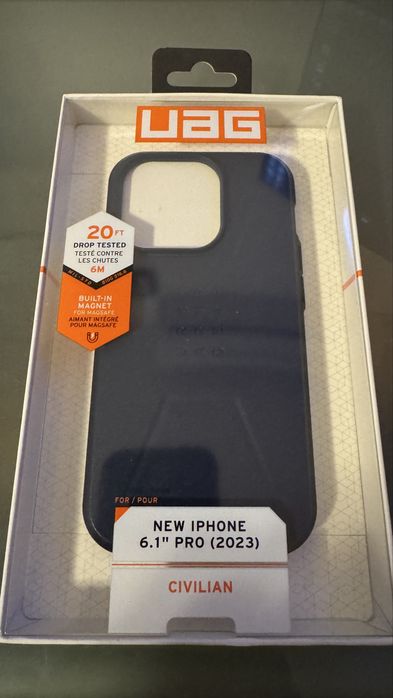 Husa de protectie UAG Civilian Magsafe pentru iPhone 15 Pro, Mallard