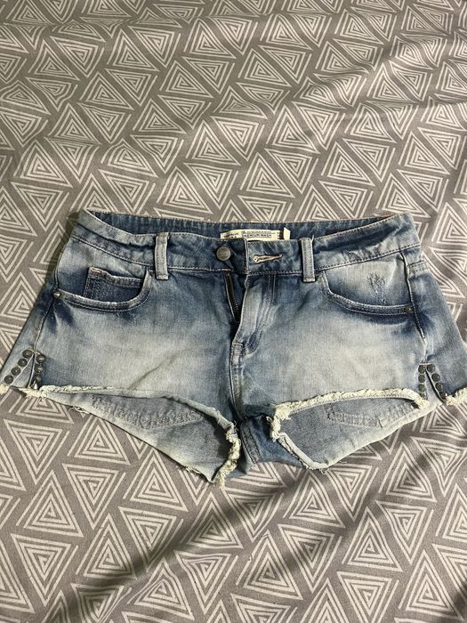 къси  дънкови гащи ZARA