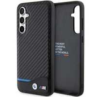 Поликарбонатен гръб BMW Leather Carbon за Samsung Galaxy S23 FE