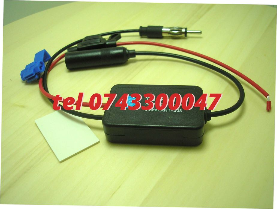 Amplificator De Semnal Antena Radio Auto Fm 12v