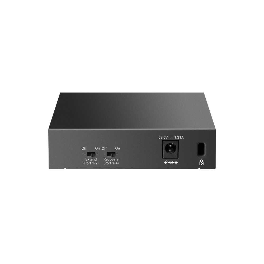 5 портовый (4 порта PoE+) гигабитный коммутатор Tp Link LS105GP