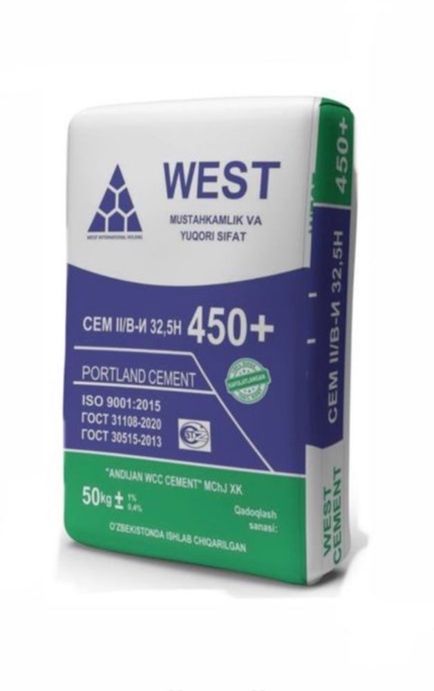 Цемент Cement Sement Bonus Shaffof West