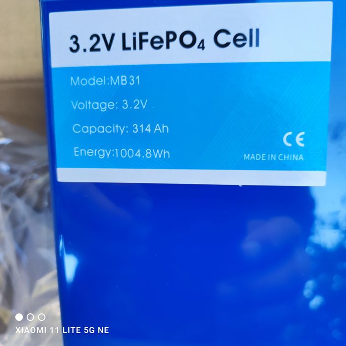 Baterii pt. stocare energie fotovoltaica , 17kw , cu celule 314Ah noi