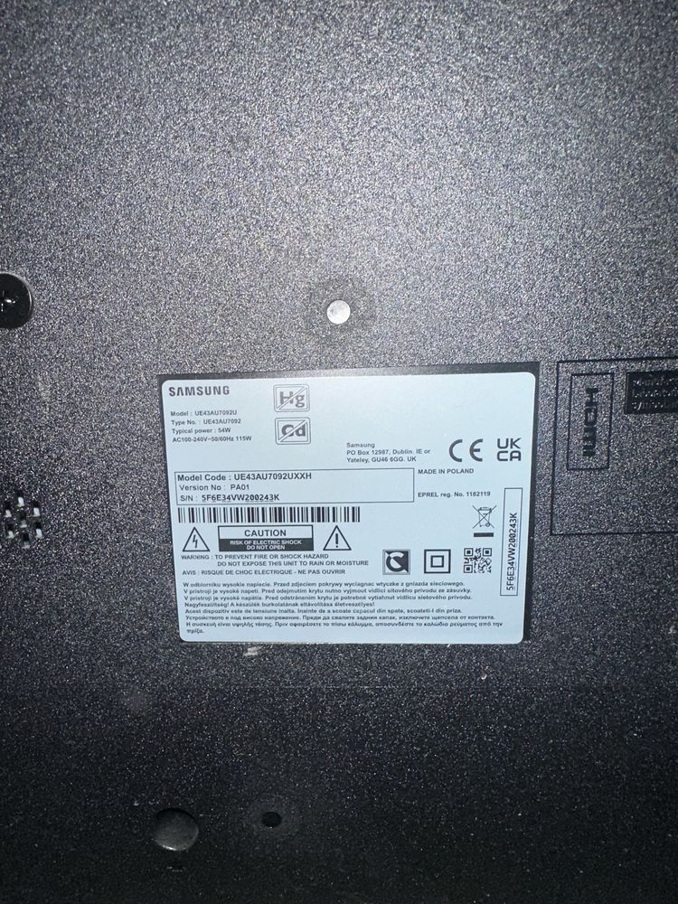 Samsung UE43AU7092U