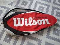 Husa / geanta rachete tenis Wilson folosita foarte puțin