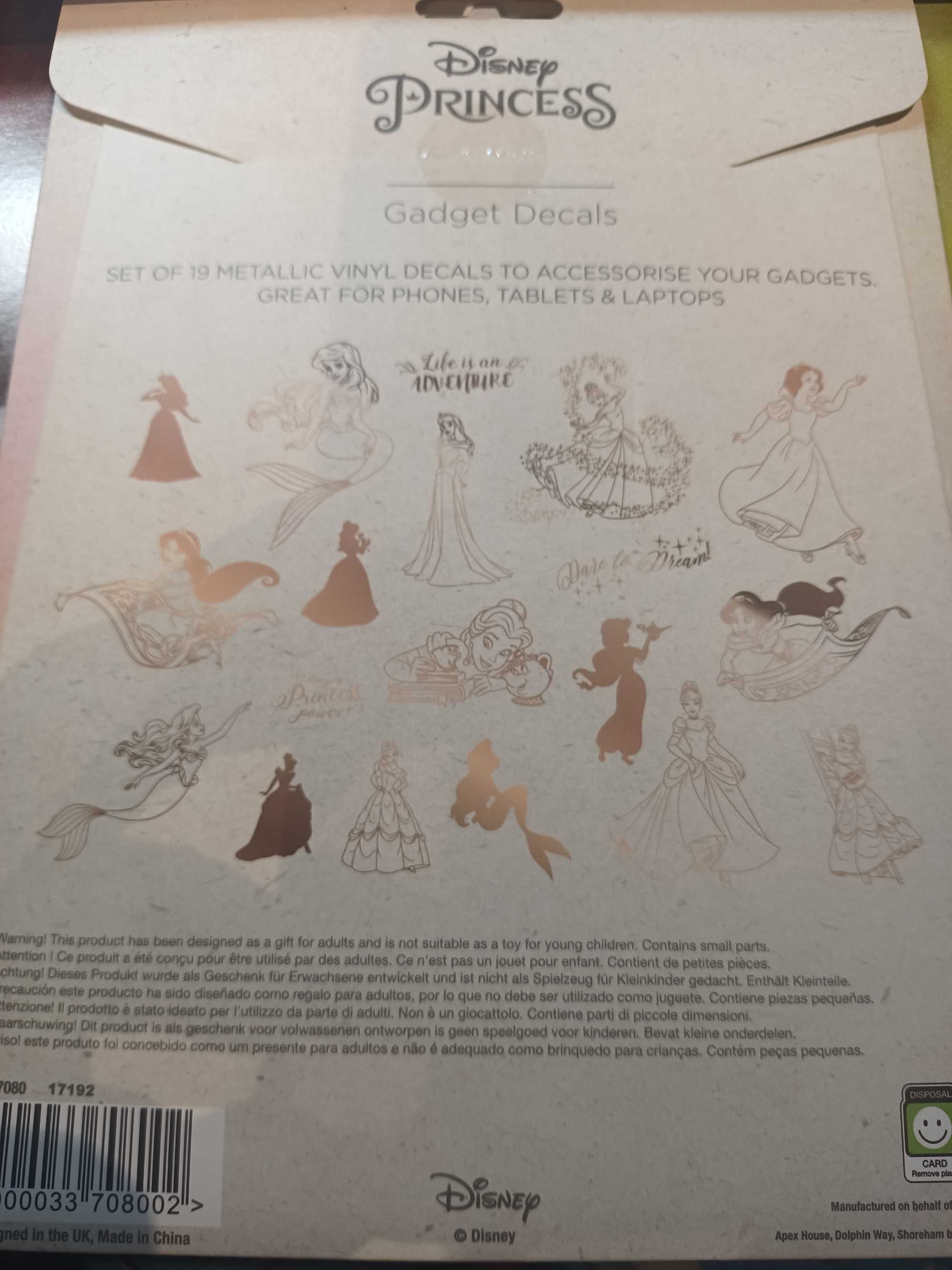 Stickere Autocolante Abtibild Disney Princess pentru telefon-tableta