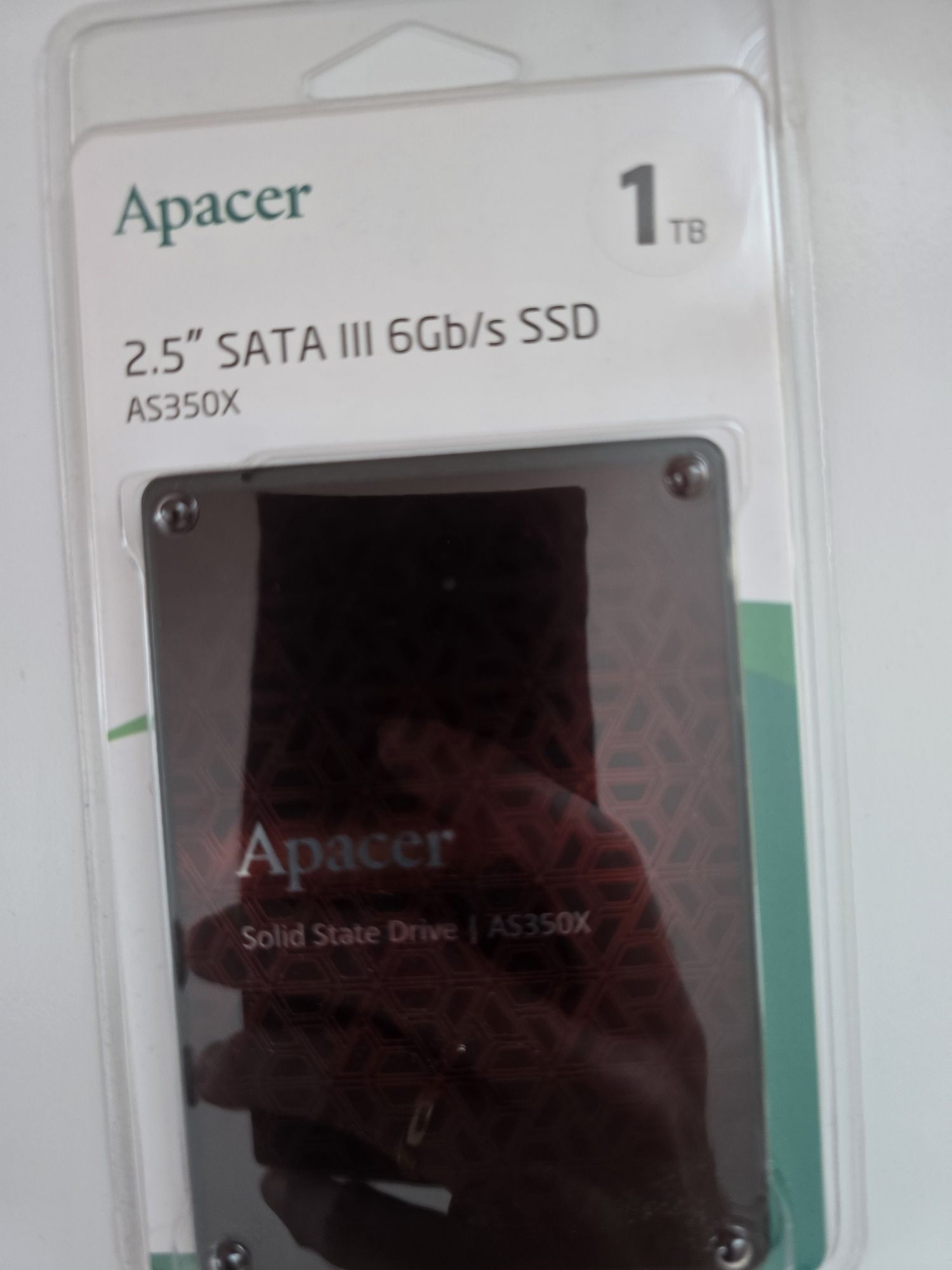 Ssd apacer 1tb 2.5 новый в упаковке.