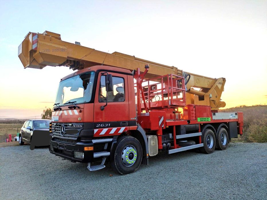 Nacela PRB 40m Mercedes Actros 2631, An Fabricatie : 2002,  291200 km