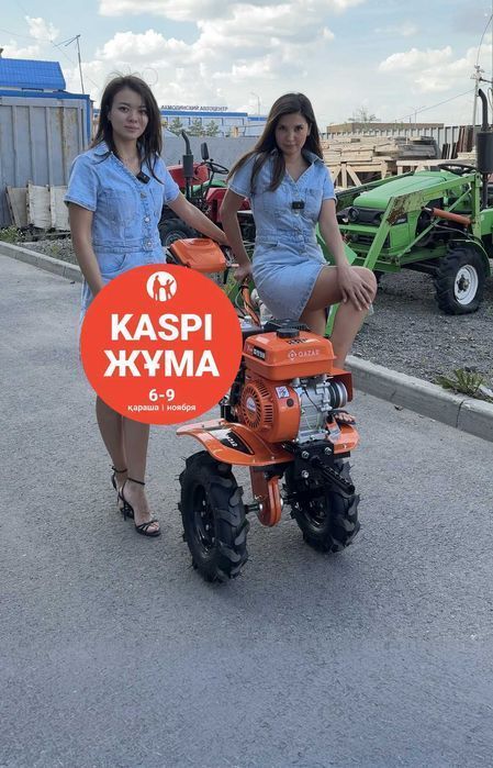 РАССРОЧКА 0-0-24 Мотоблок бензиновый Qazar МОЩНЫЙ помощник