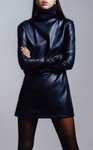 Кожена рокля Zara
