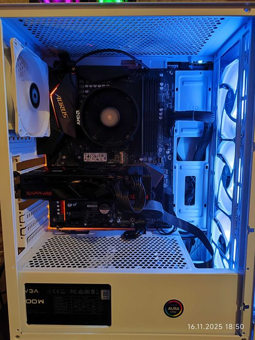 Геймърски Ryzen 5 3600X,RX 6500 XT 4GB, RAM 16GB,X570 Aours Elite