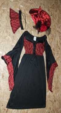 Set rochie vrăjitoare diabolica fete 14 16 ani S