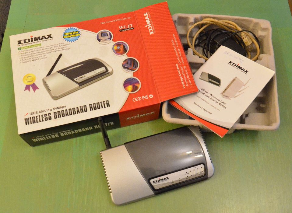 Wireless broadband - Router Edimax