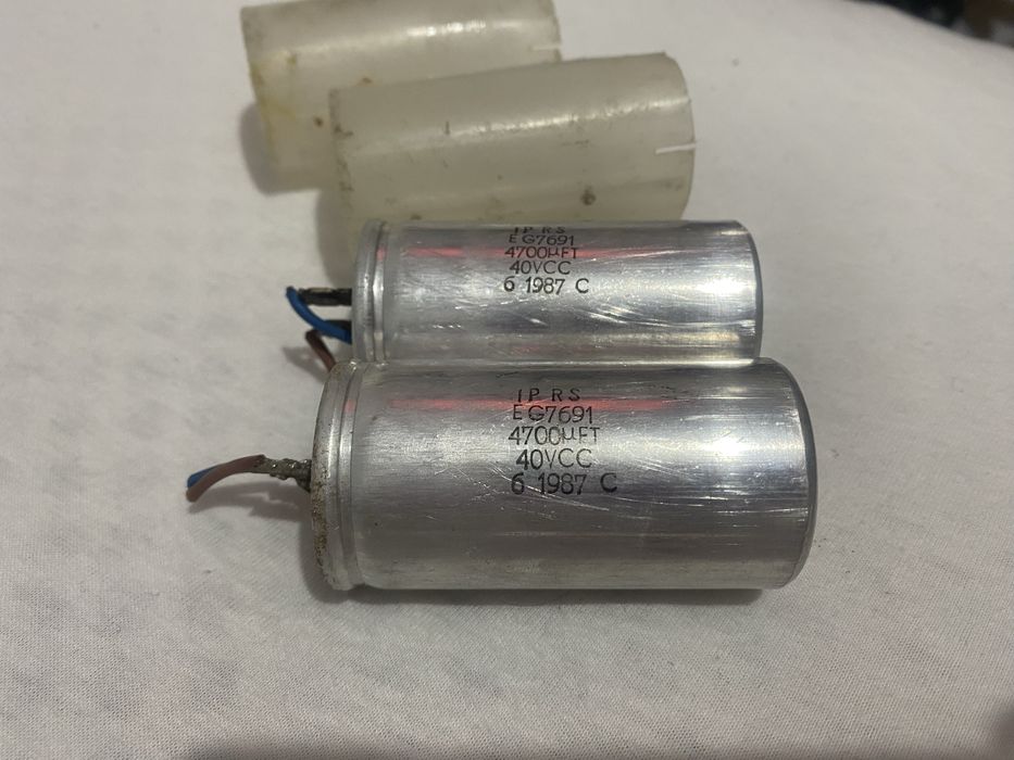 Condensatori amplificator vintage