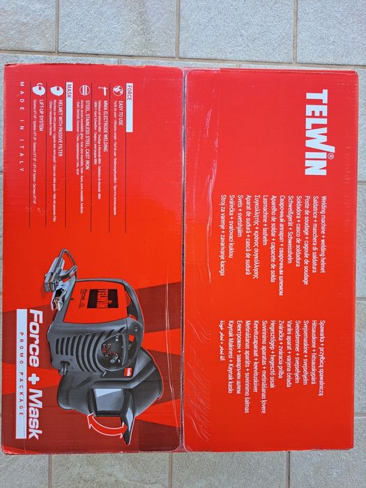 Invertor de Sudura Telwin Force 125, + Masca, Cod: 815861, Nou