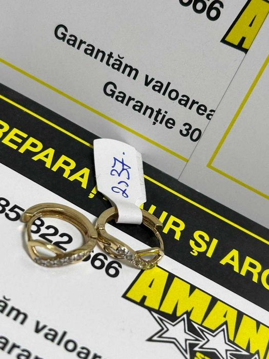 cercei aur 2.37gr 14k (m2) staramanet