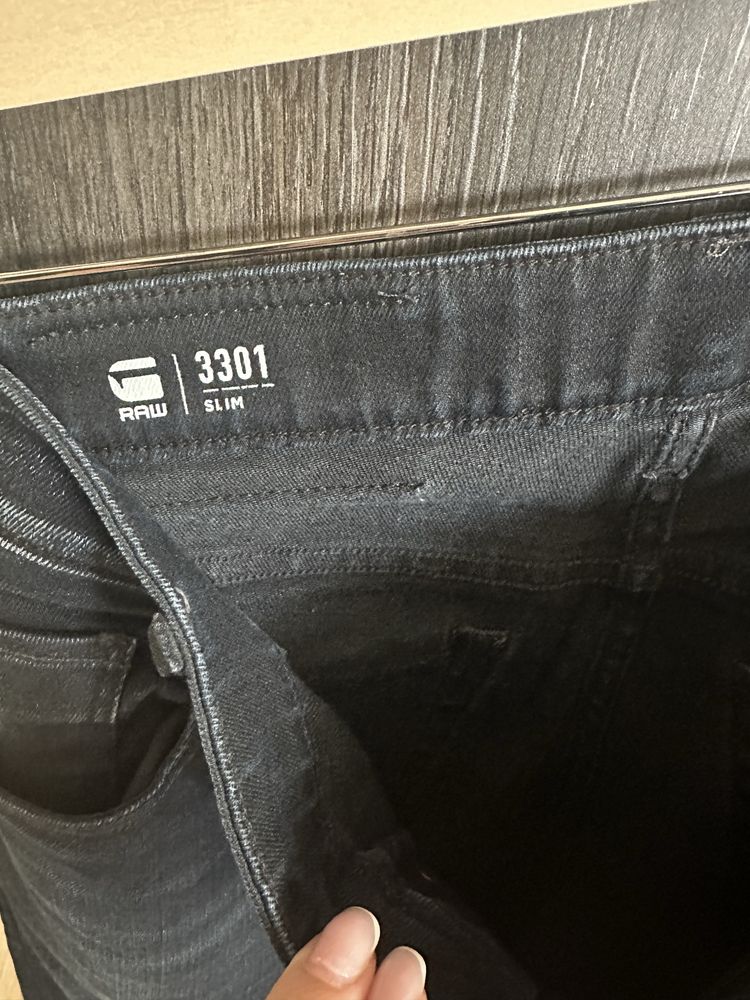 Мъжки дънки G-Star Raw, тъмно сини -размер 30/34