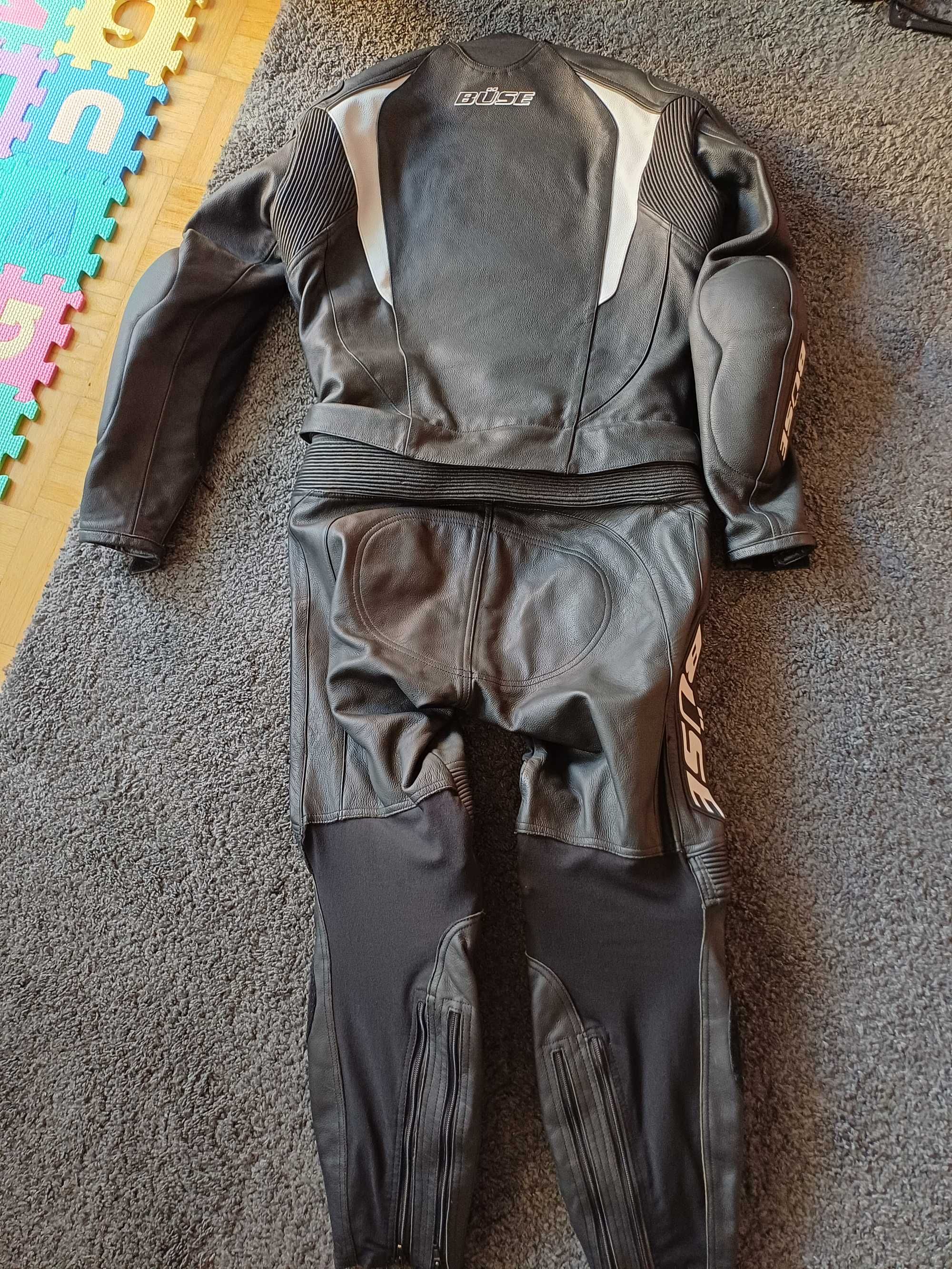 52 L BÜSE Combinezon Costum moto piele din două piese
