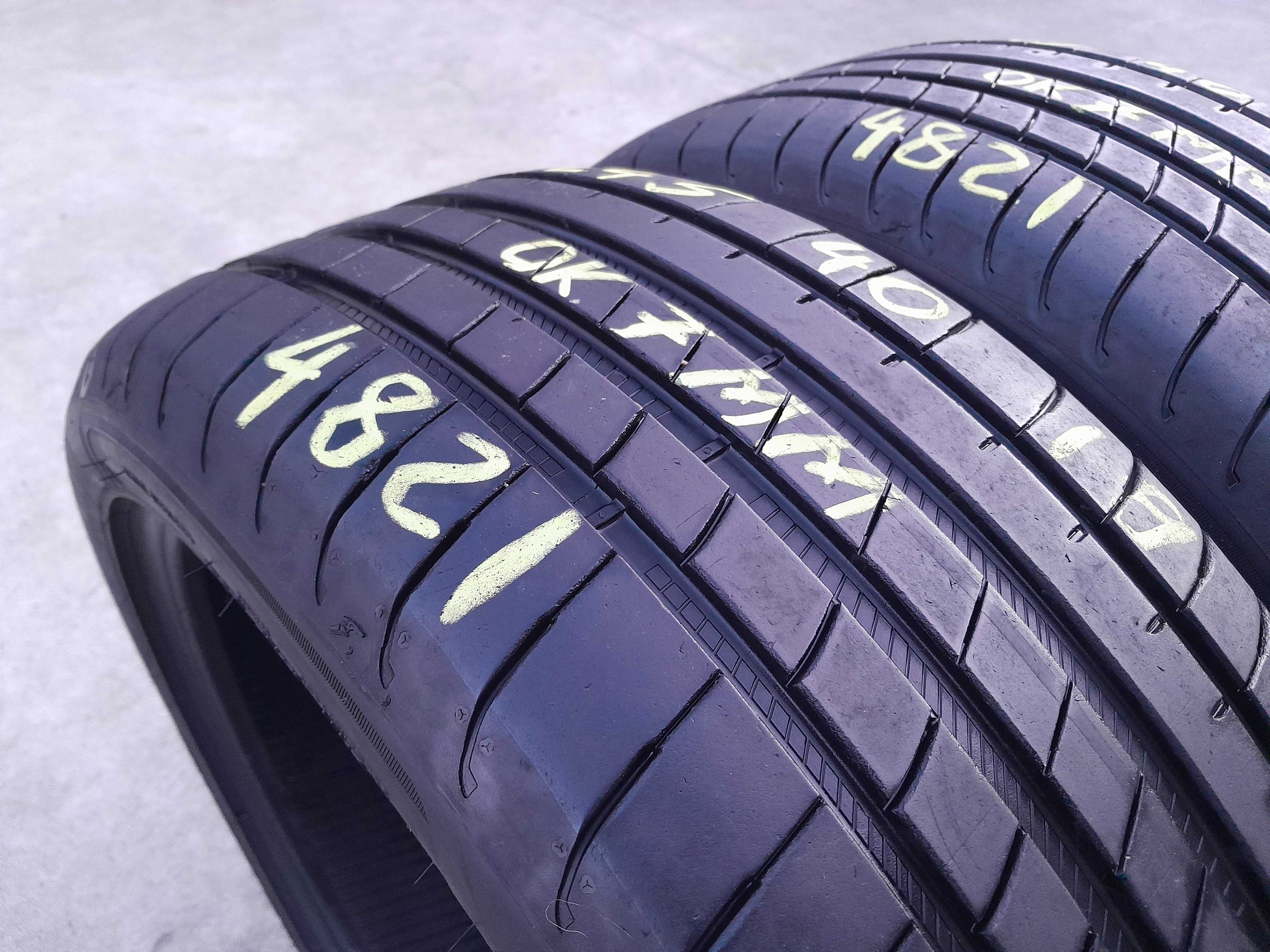 Doua anvelope vara 245 40 19 goodyear asymmetric 3 cu 7 mm dot 4821